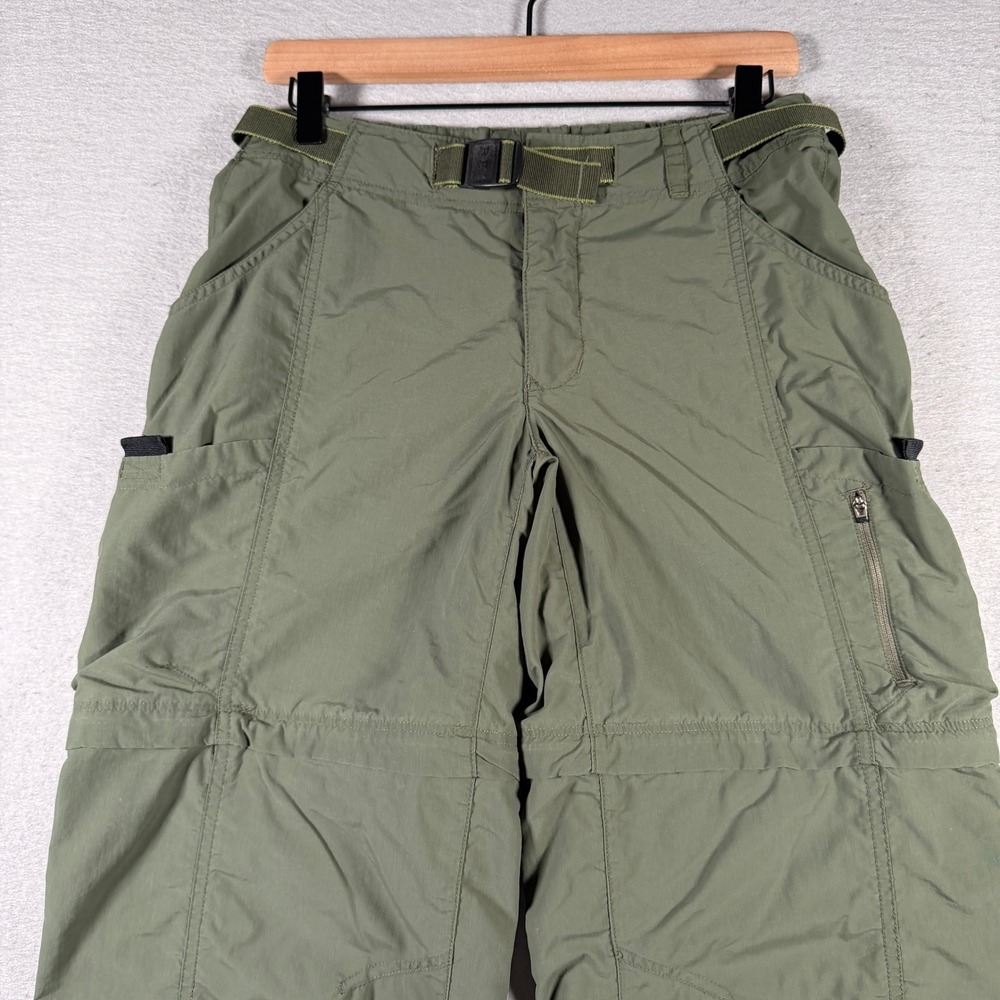 REI Sahara Womens 4T Olive Green Convertible Cargo Hiking Pants UPF 50 Nylon - Picture 3 of 14